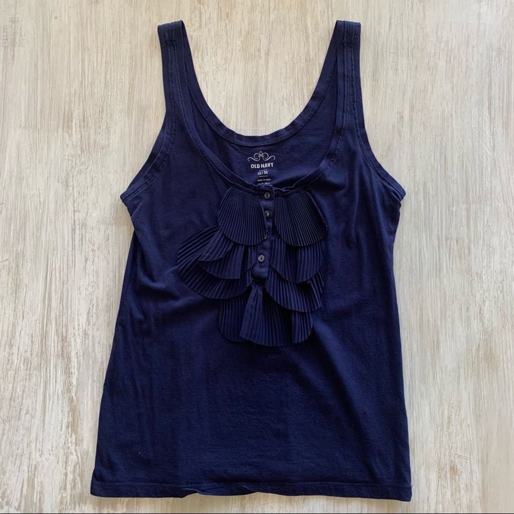 OLD NAVY | blue top size medium